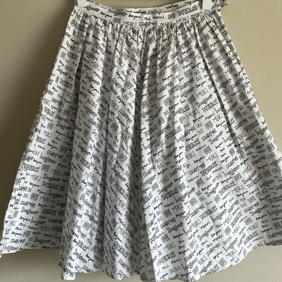 Modcloth Dresses & Skirts - MODCLOTH | Fervour “Bonjour” “Oui” “Merci” Skirt